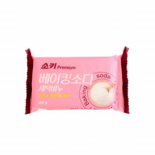 Хозяйственное мыло Premium Baking Soda отбеливающее и пятновыводящее, с содой, Mukunghwa 200 г