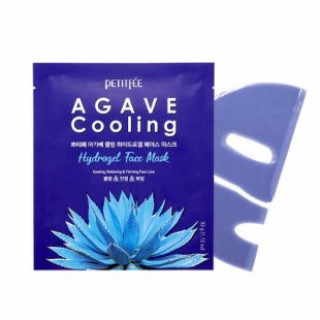 Охлаждающая гидрогелевая маска с экстрактом агавы Petitfee Agave Cooling Hydrogel Face Mask, 32г