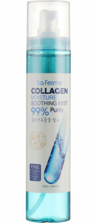 МИСТ ДЛЯ ЛИЦА С КОЛЛАГЕНОМ LA FERME COLLAGEN MOISTURE SOOTHING MIST 120МЛ