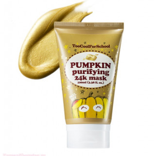 ТЫКВЕННАЯ МАСКА-ПЛЕНКА С ЗОЛОТОМ TOO COOL FOR SCHOOL PUMPKIN PURIFYING 24K MASK 100 МЛ