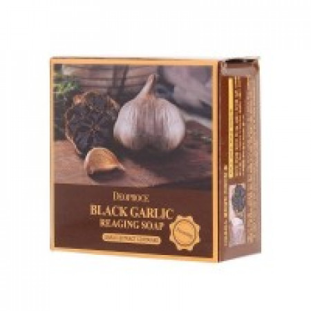 АНТИВОЗРАСТНОЕ МЫЛО С ЧЕРНЫМ ЧЕСНОКОМ DEOPROCE SOAP BLACK GARLIC REAGING SOAP
