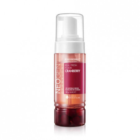 Витаминная пенка для умывания с ягодами клюквы Neogen Dermalogy Real Fresh Foam Cleanser Cranberry