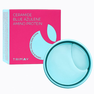 Патчи для век с керамидами, азуленом и аминокислотами TRIMAY (blue) Hydro Lifting Gel Eye Patch (30 шт. больших + 30 шт. лепестков