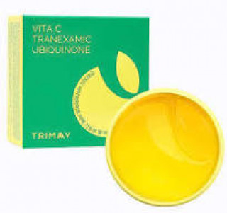 Патчи для век с вит. С, транексамовой кислотой и коэнзимом Q10 TRIMAY (yellow) Enriched Vitabright Gel Eye Patch (30 шт. больших + 30 шт. лепестков)