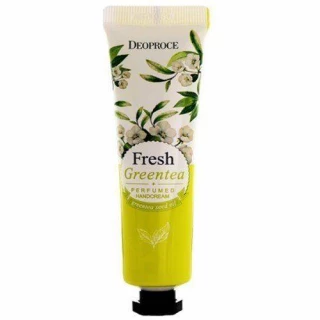 Deoproce Крем для рук парфюмированный Зеленый чай Fresh Green Tea Perfumed Hand Cream, 50 г