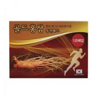 White Wolsy Red Ginseng Dong Jeon Pad Пластыри от боли с женьшенем 120шт