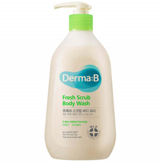 Ламеллярный освежающий гель-скраб для душа Derma:B Fresh Scrub Body Wash