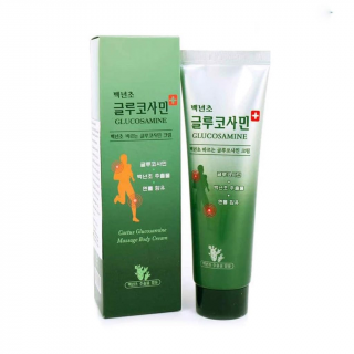 Juno Крем при болях в мышцах и суставах с экактусом и глюкозамином Cream Body Massage Cactus Glucosamine, 150 мл