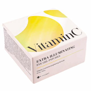 Осветляющие патчи для век с витамином С K-SECRET Extra Illuminating Eye Gel Patches